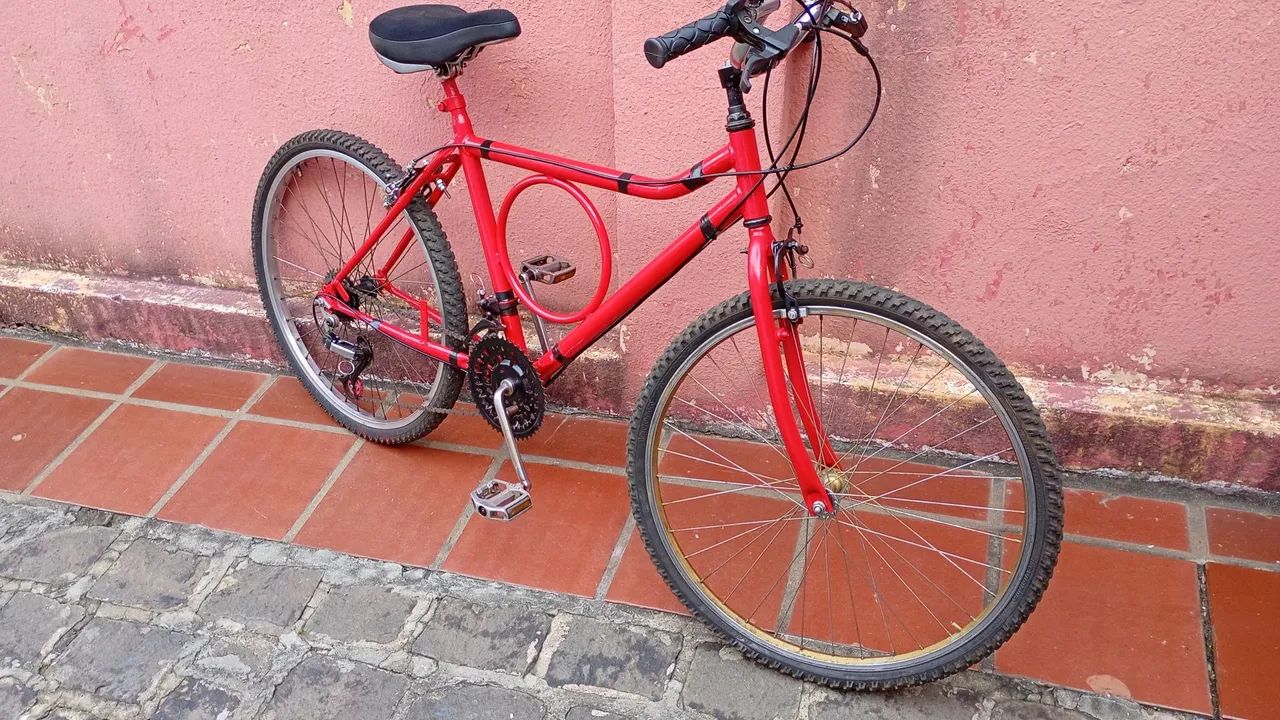 Bicicleta Vermelha Aro 26