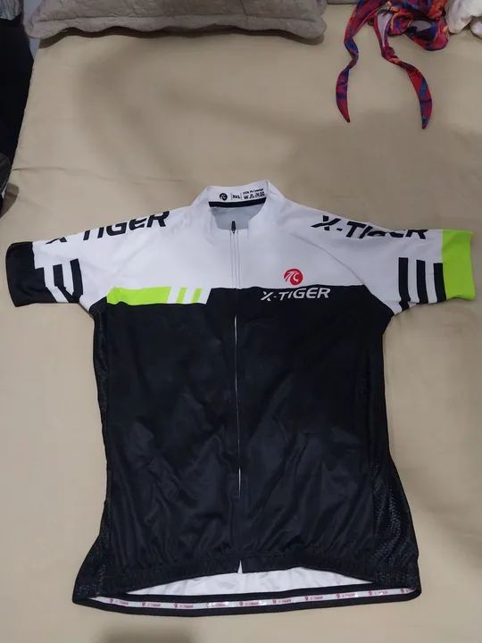 Camiseta Ciclismo X-Tiger - Tamanho M - Preto - Foto 4