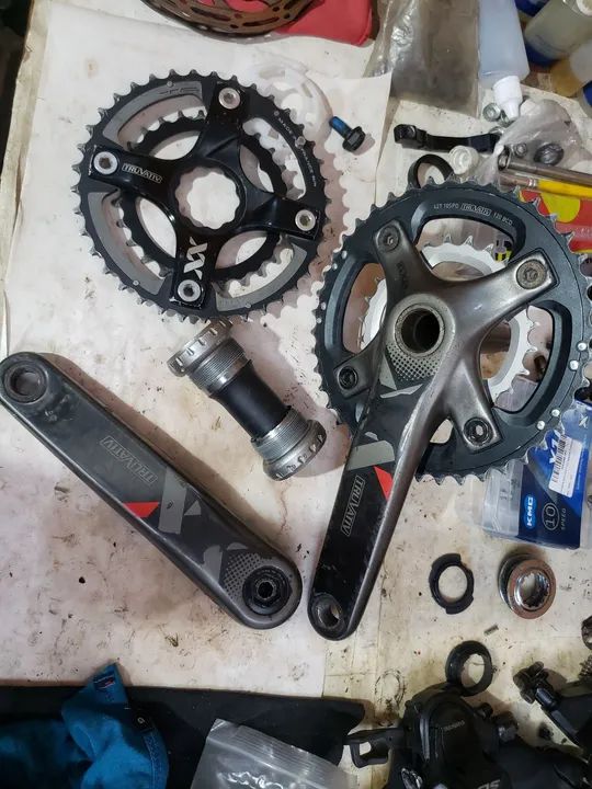 Pe de vela carbono truvativ - Foto 3