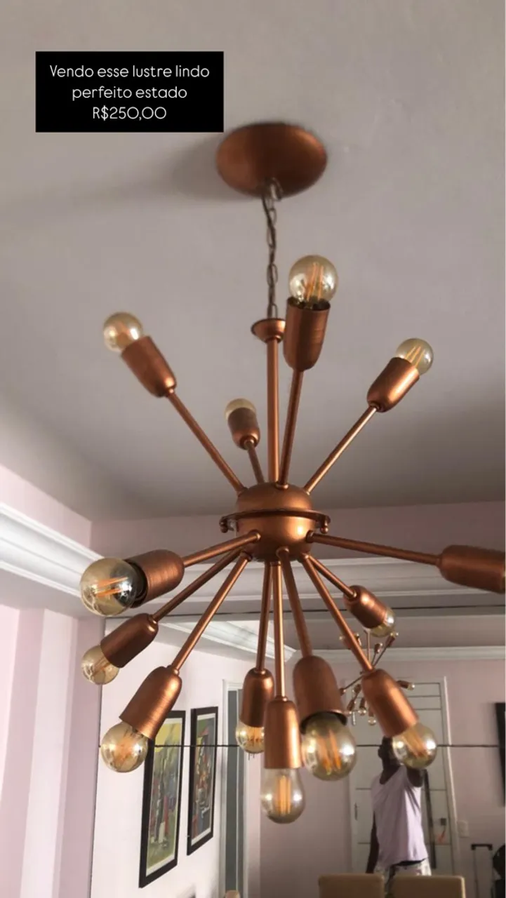 Lindo lustre com design moderno - R$250,00