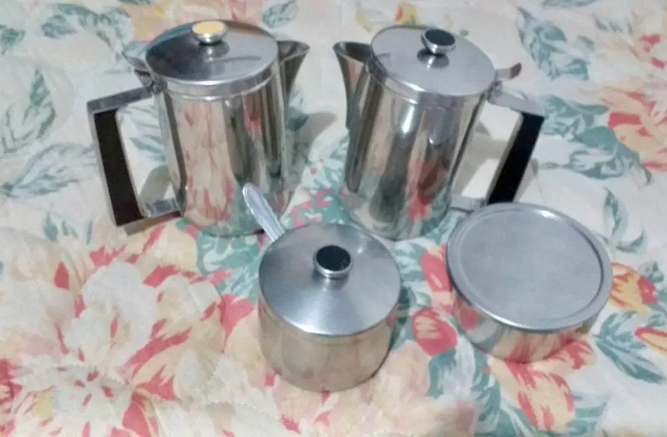 Conjunto de Chá em inox
