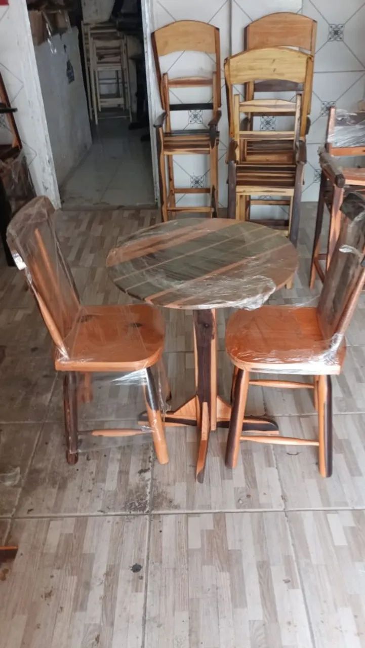 Conjunto Bistrô Dobráveis e fixo pronta entrega direto da fábrica - Foto 4