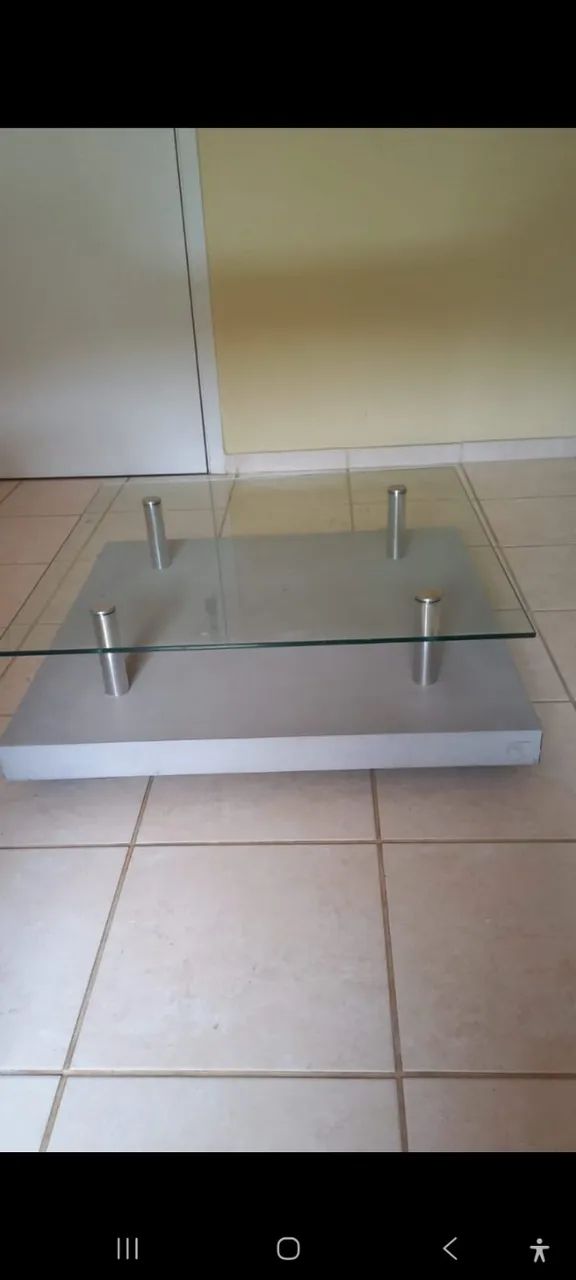 Mesa de centro vidro