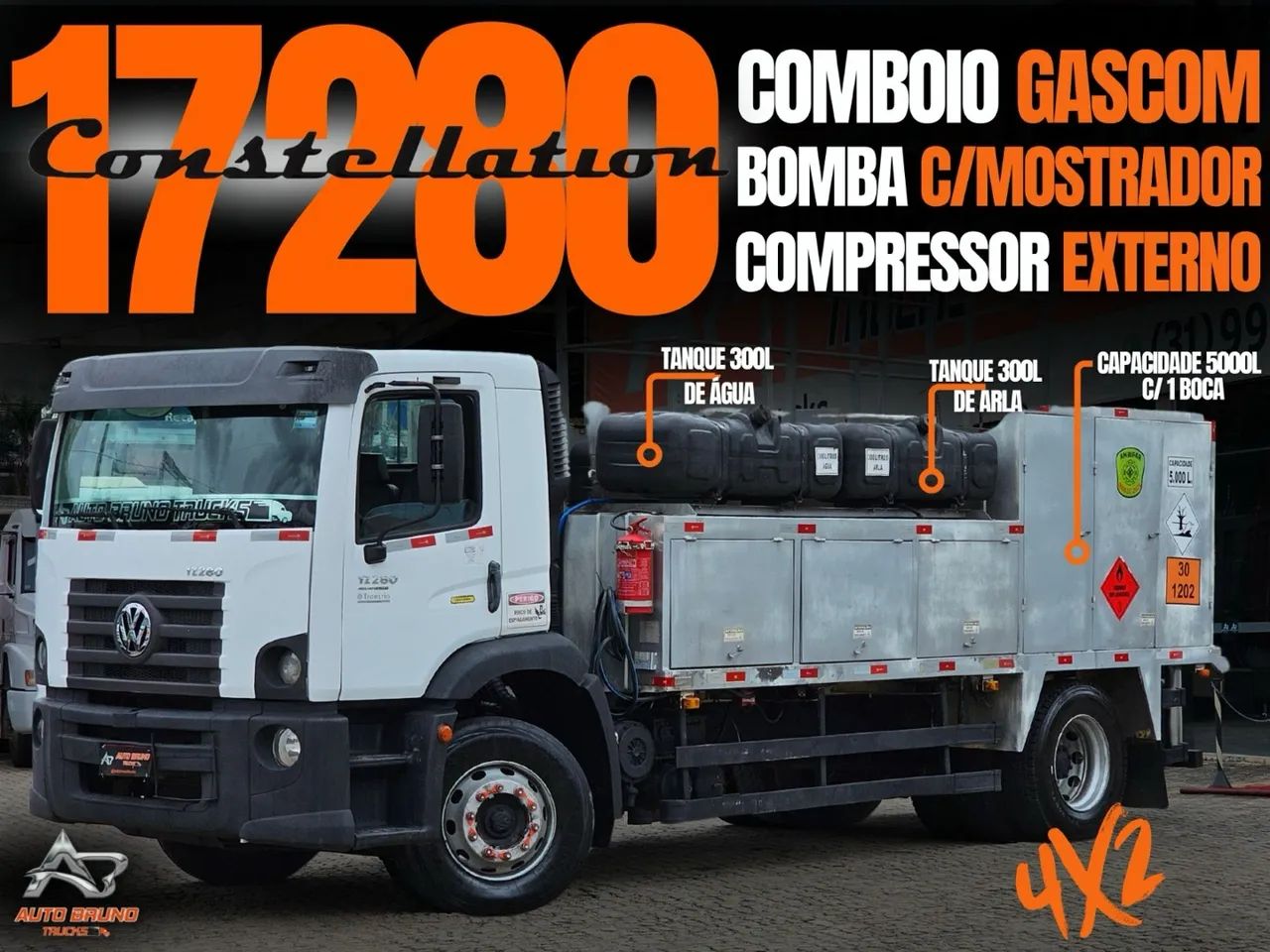 Caminhão Constellation 17280 4x2 Gascom