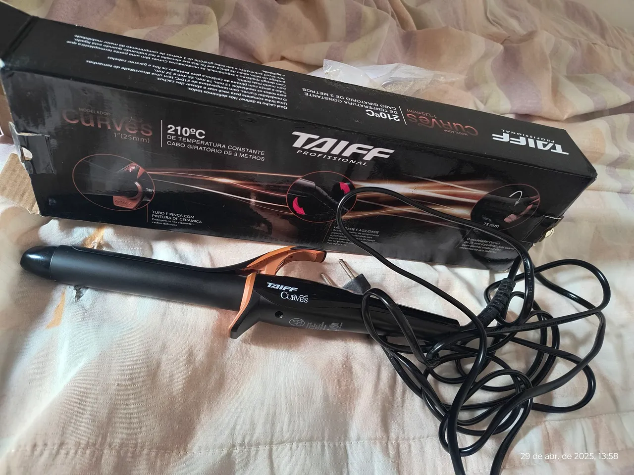 Babyliss Taiff Curves 210°C 1'' (25mm)