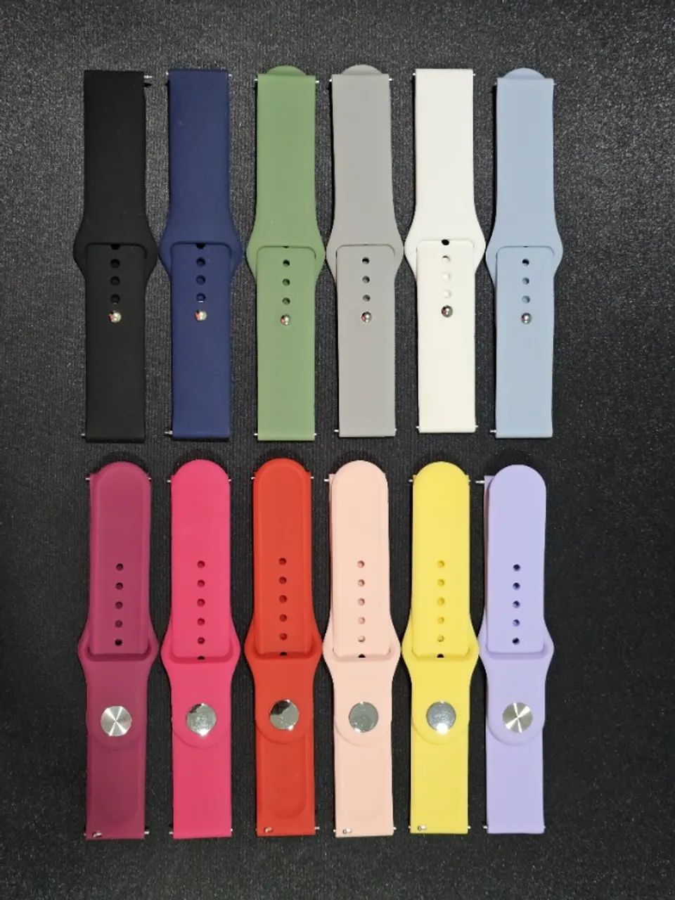 Pulseira 20mm silicone estilo apple  - Foto 4