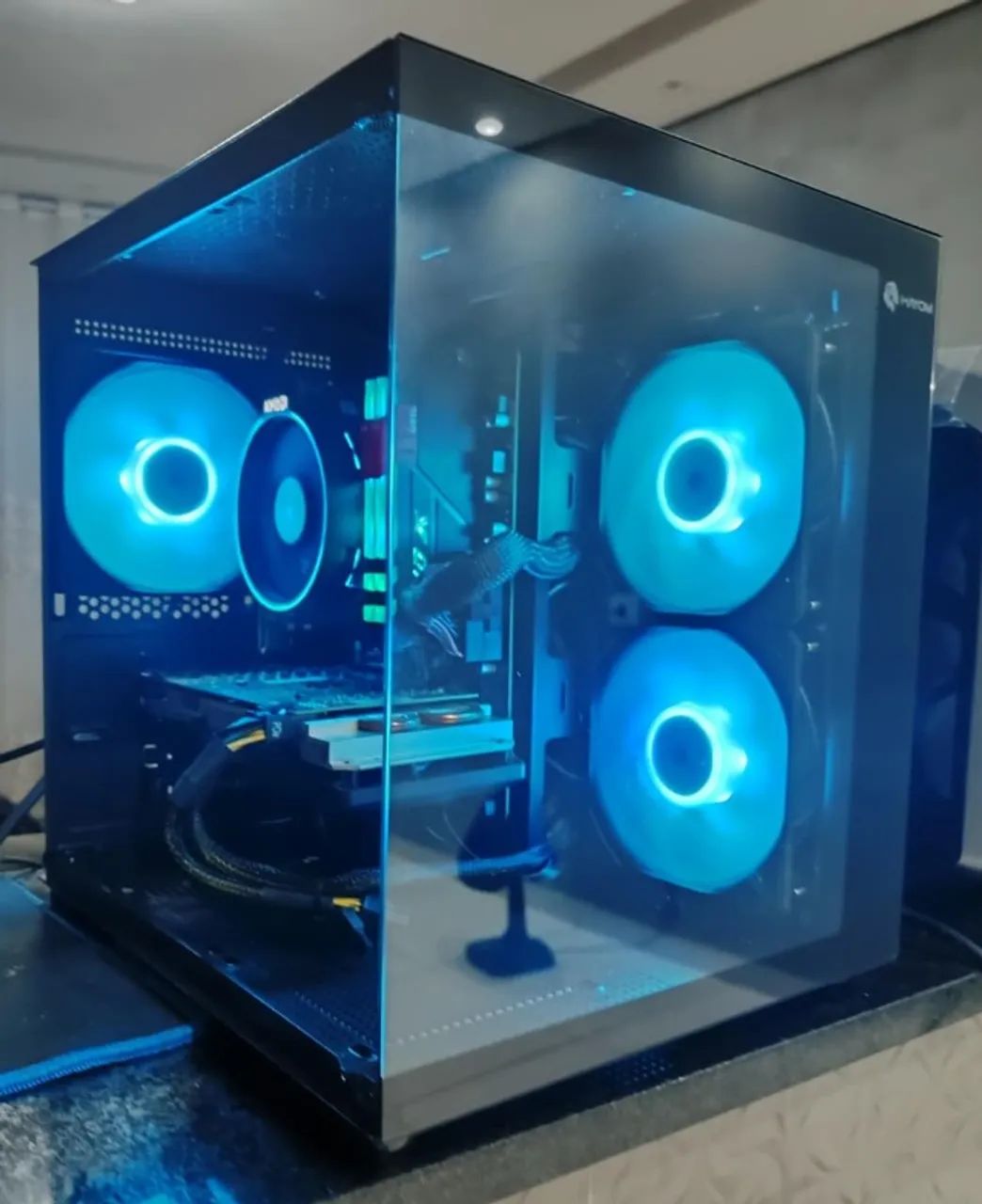 PC Gamer Amd Ryzen 7 2700X - 16GB DDR4 RGB - GTX 1660 SUPER - Gabinete Gamer Aquario Rgb