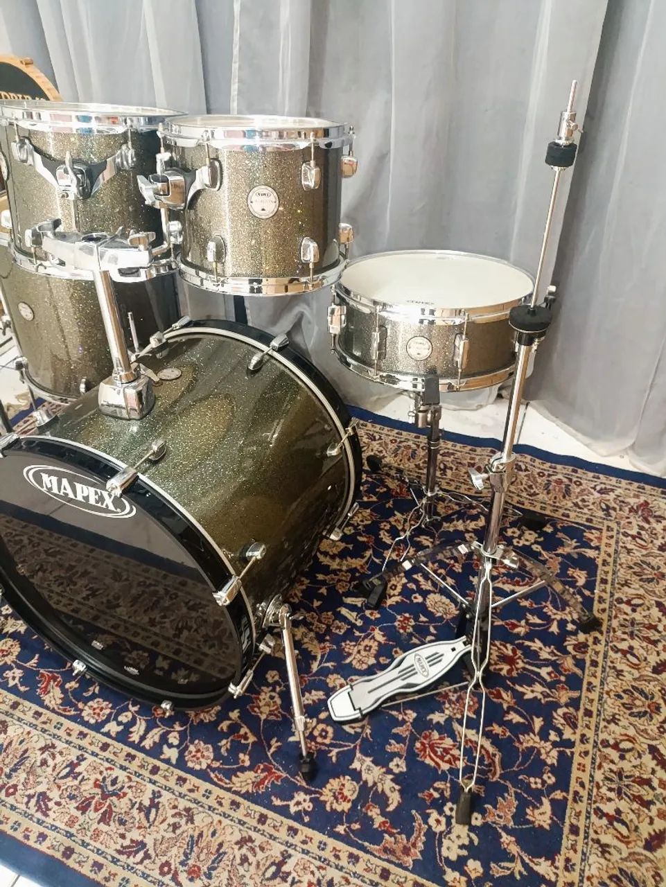 Bateria Mapex horizon com visual moderno e som imponente - Foto 4