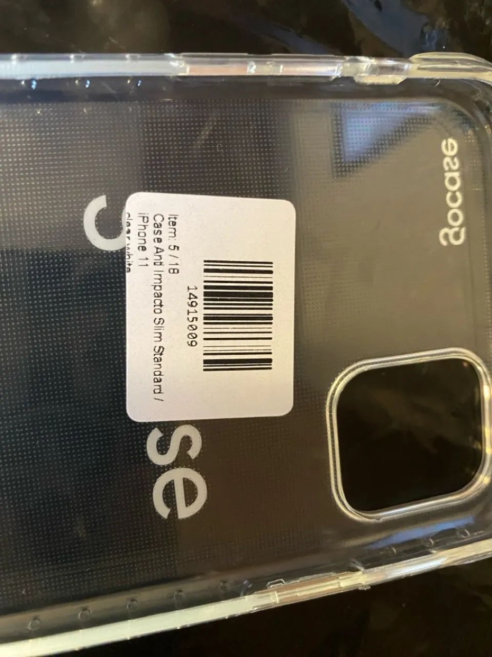 Capinha Iphone 11 GoCase Transparente NUNCA USADA COM EMBALAGEMM - Foto 3