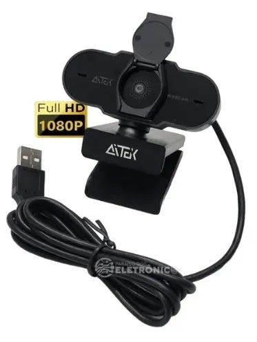 CAMERA WEBCAM 2MP 1080P USB SIGMA-W420 AITEK Full Hd VIDEO CONFERENCIA LIVE - Foto 3