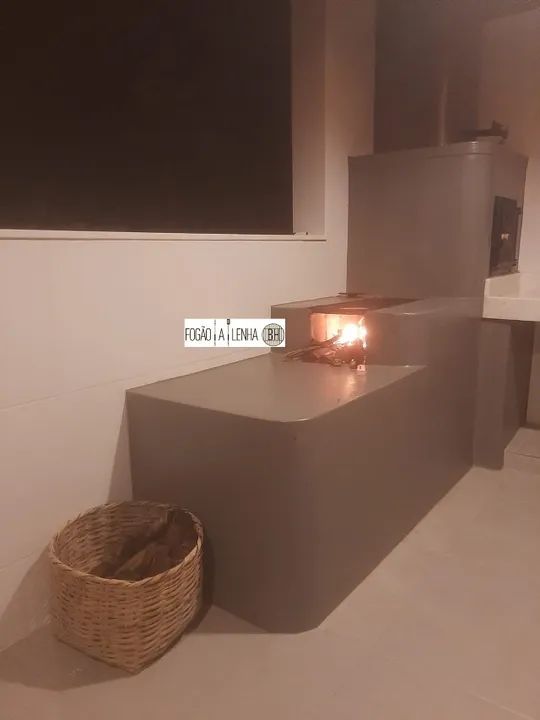 Fogão a Lenha e Forno de Tijolinho a vista - Foto 5