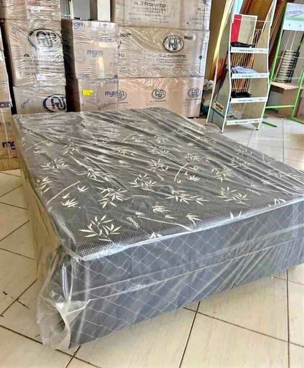 Comfortable double bed64374973124738121