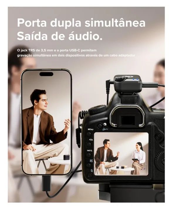 Microfone Hollyland Lark M2s Duo  - Foto 5