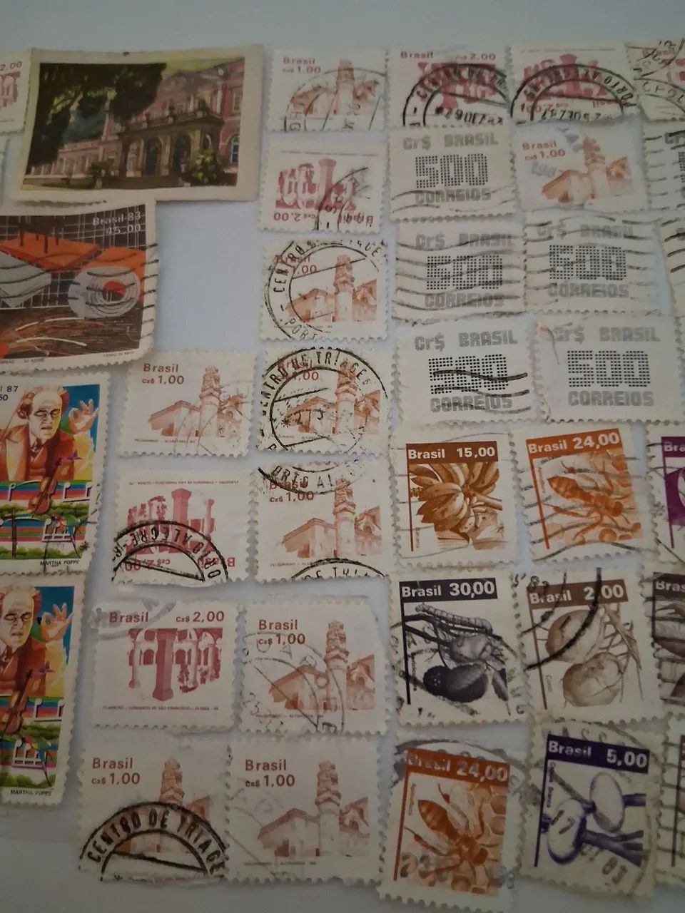 Coleção de selos antigos , alguns anos 80  - Foto 2