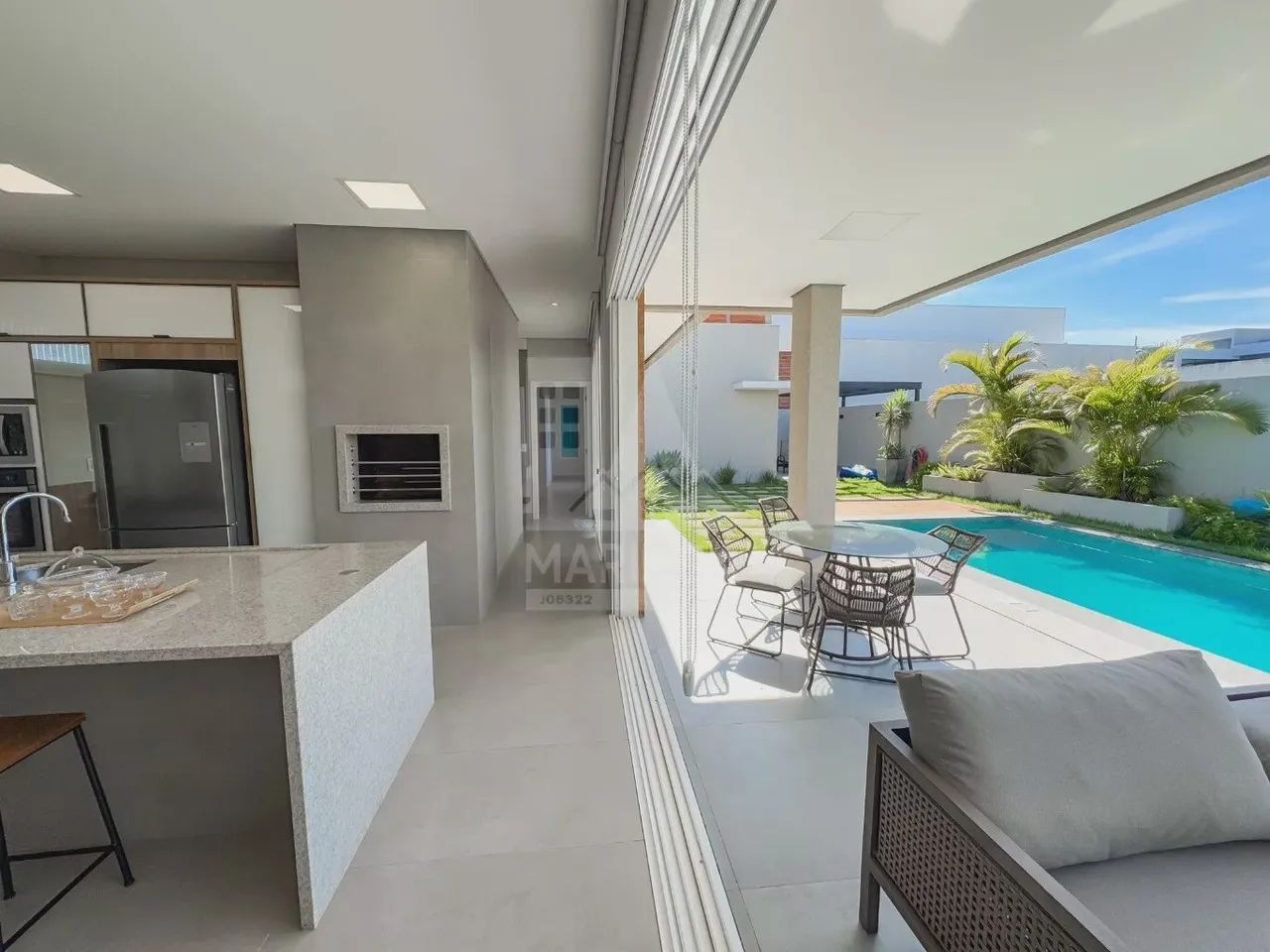 Casa mobiliada a venda no Porto Rico Resort, com 3 suítes,  piscina, churrasqueira, jardin - Foto 5