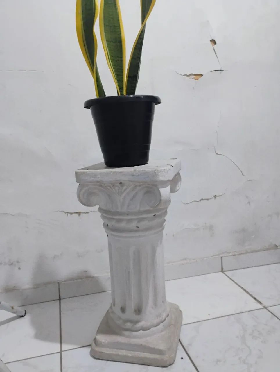 Conjunto vaso e pedestal para plantas - Foto 2