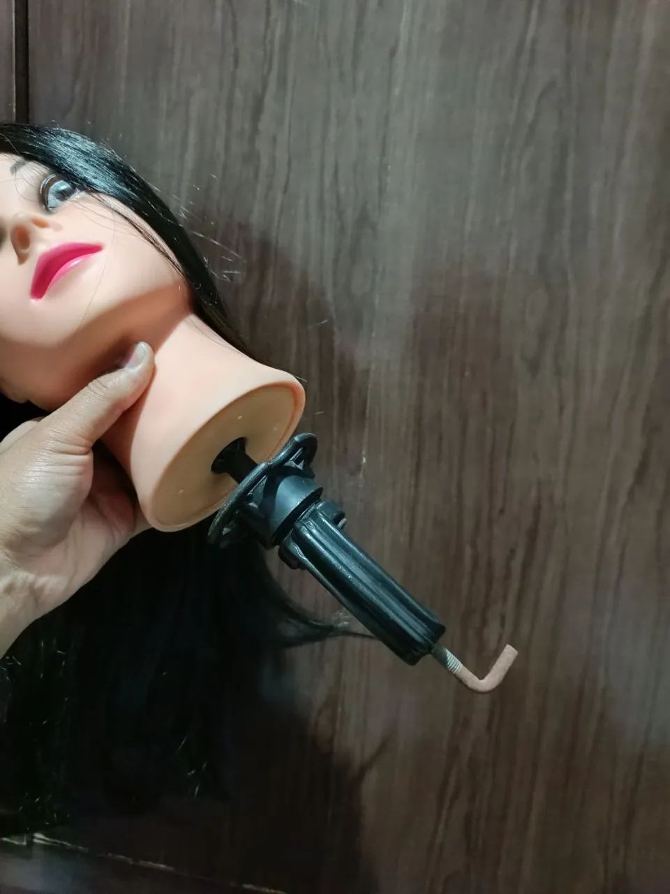 Manequim de cabelo feminino para treino - Foto 4