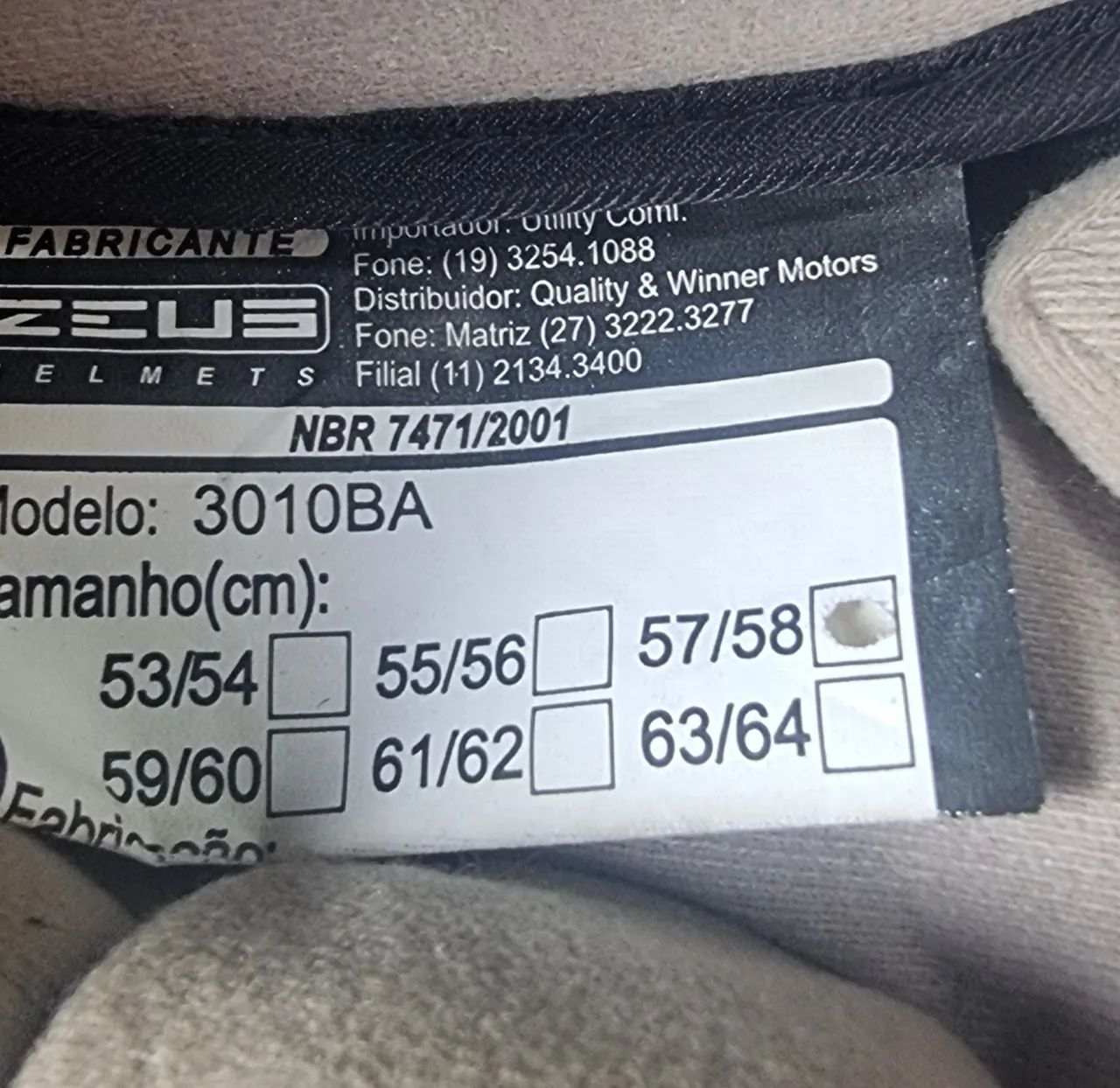 Capacete Zeus N,58 - Foto 8