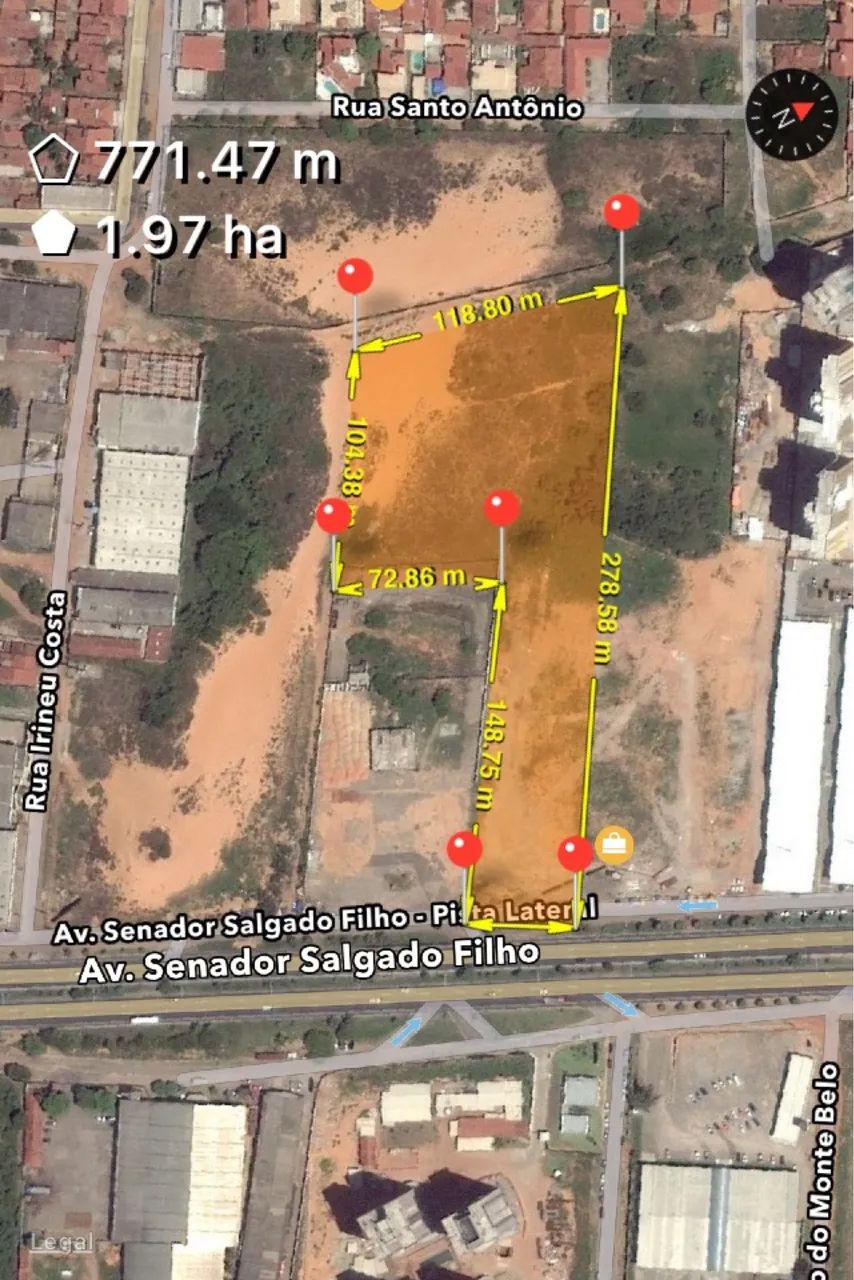 Terreno comercial na Br 101, na Av. Dão Silveira 13.000m2 - Foto 5