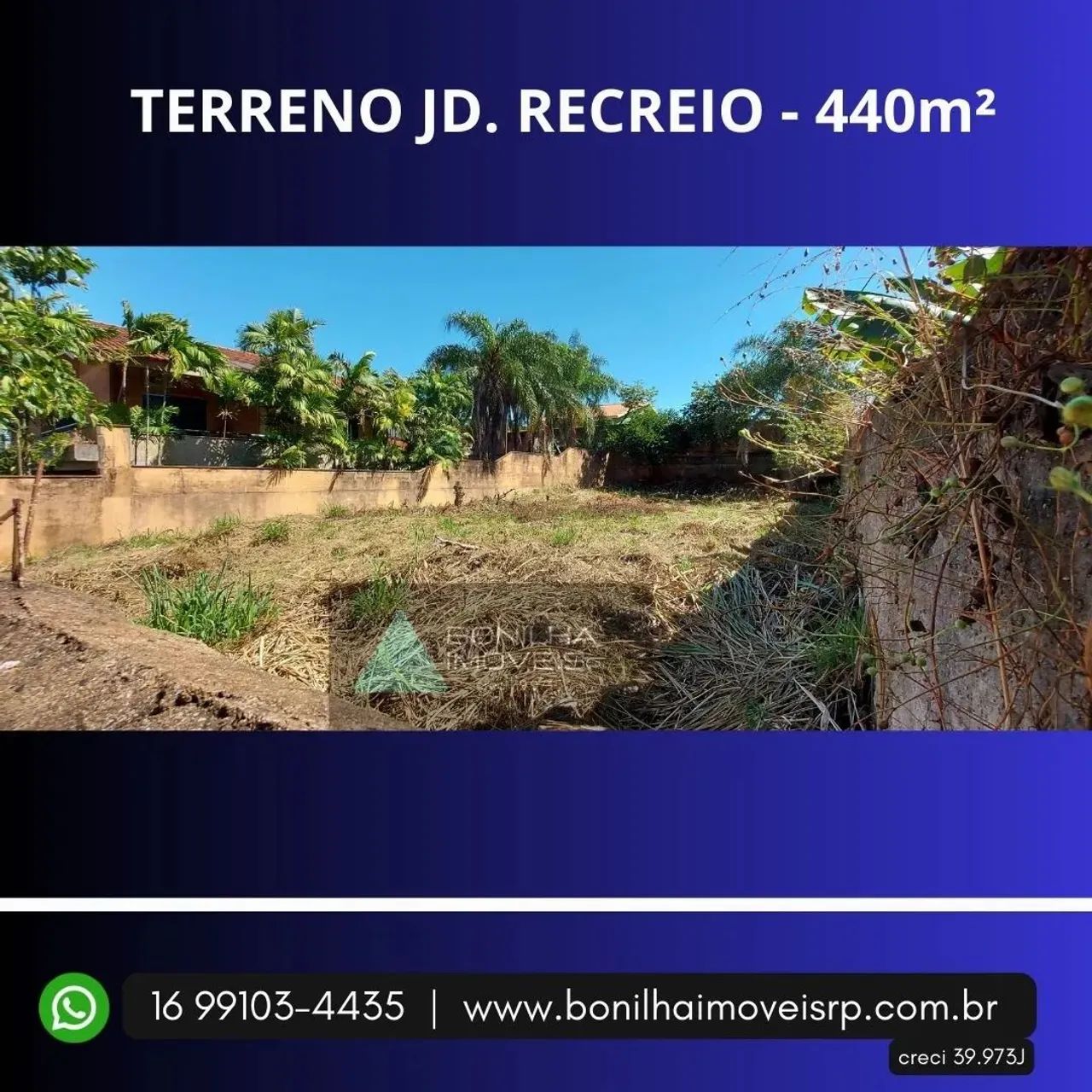 Lote/Terreno para venda possui 440 metros quadrados em Jardim Recreio - Ribeirão Preto - S - Foto 2