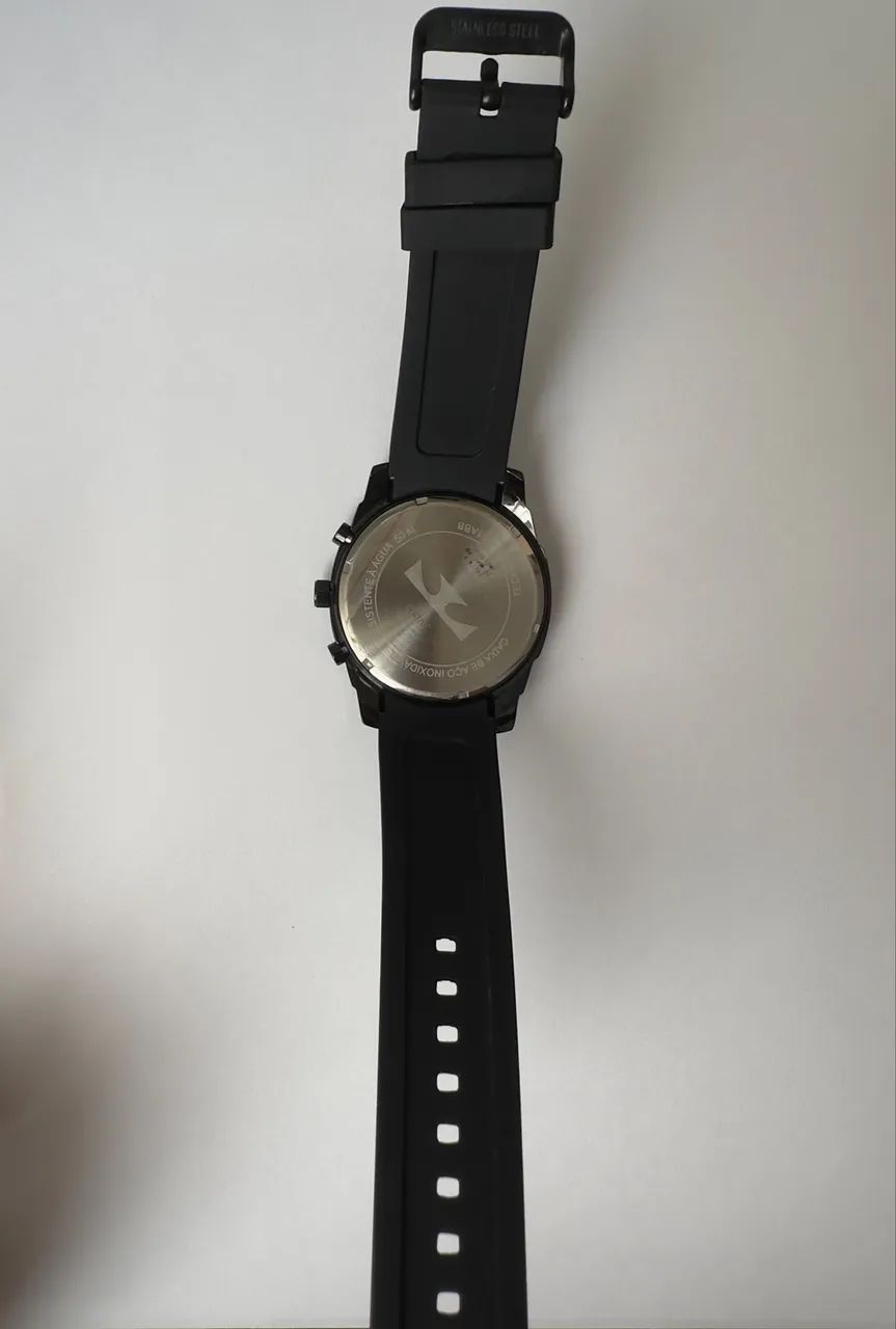 Relógio TECHNOS Masculino Skymaster Preto - Foto 4