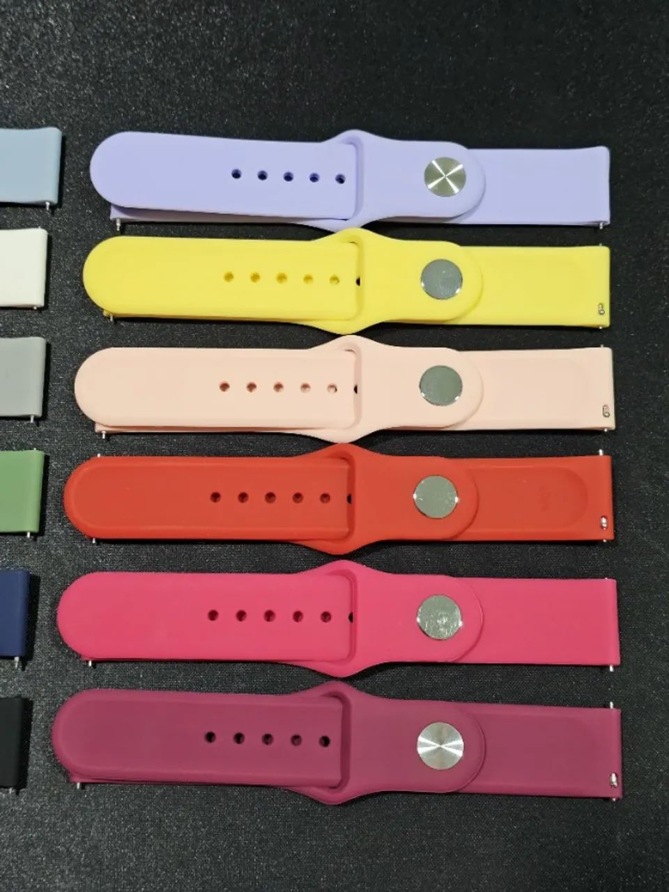 Pulseira 20mm silicone estilo apple  - Foto 2