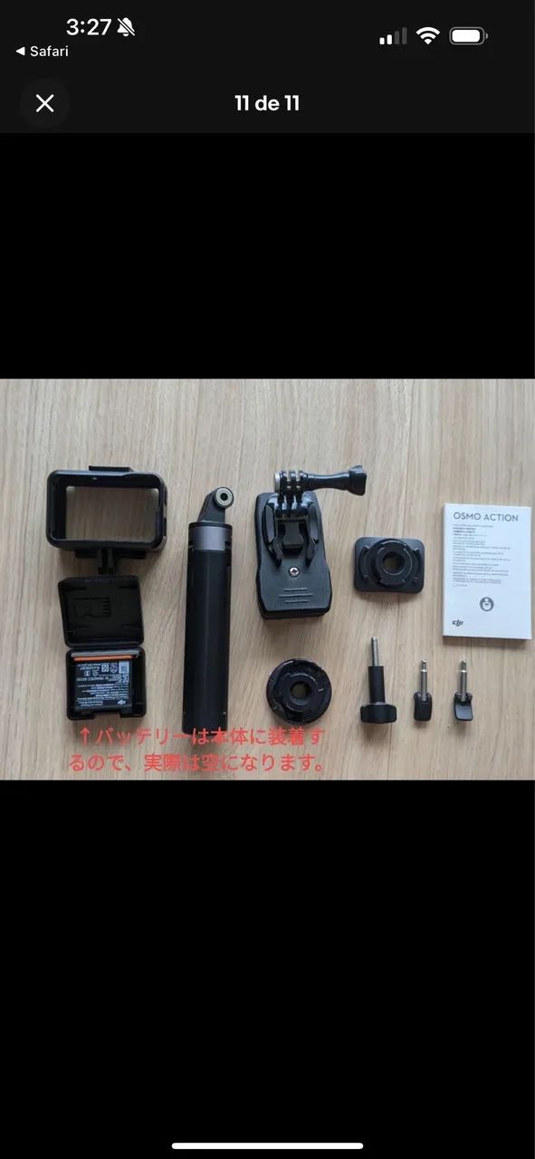 Câmera DJI Osmo action 4k combo - Foto 2