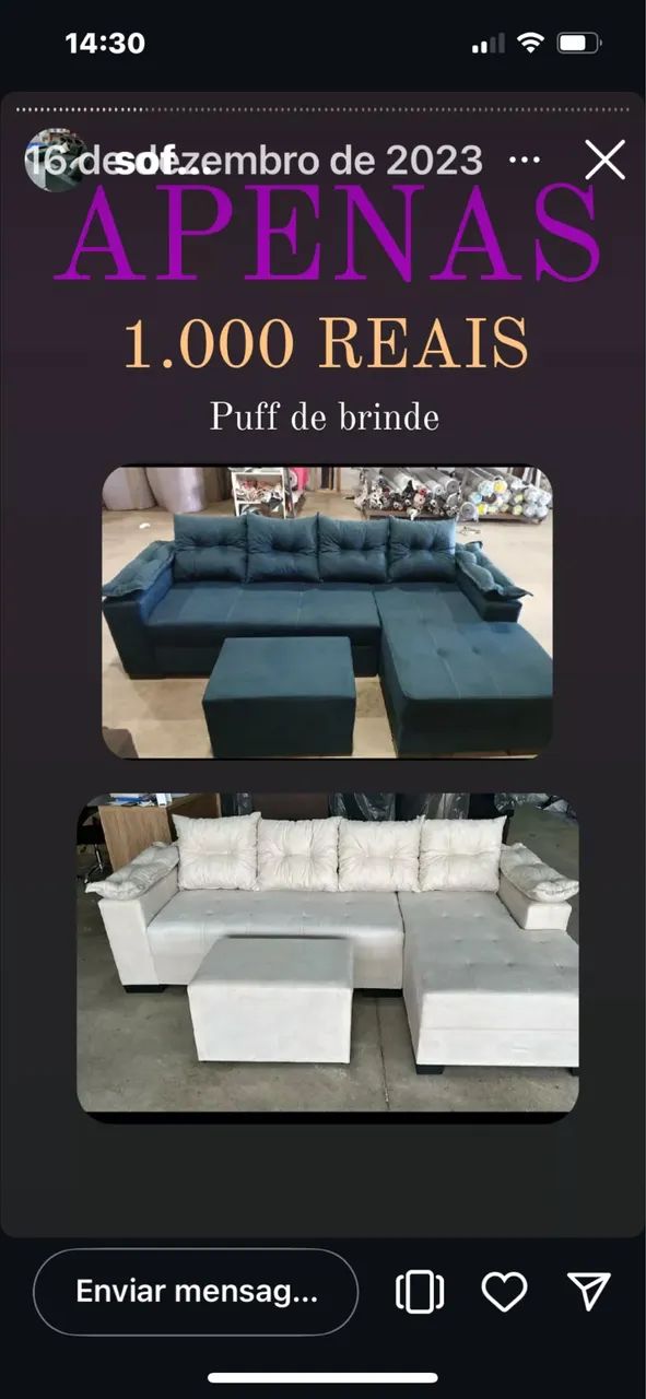 Sofá entrega imediata - 222