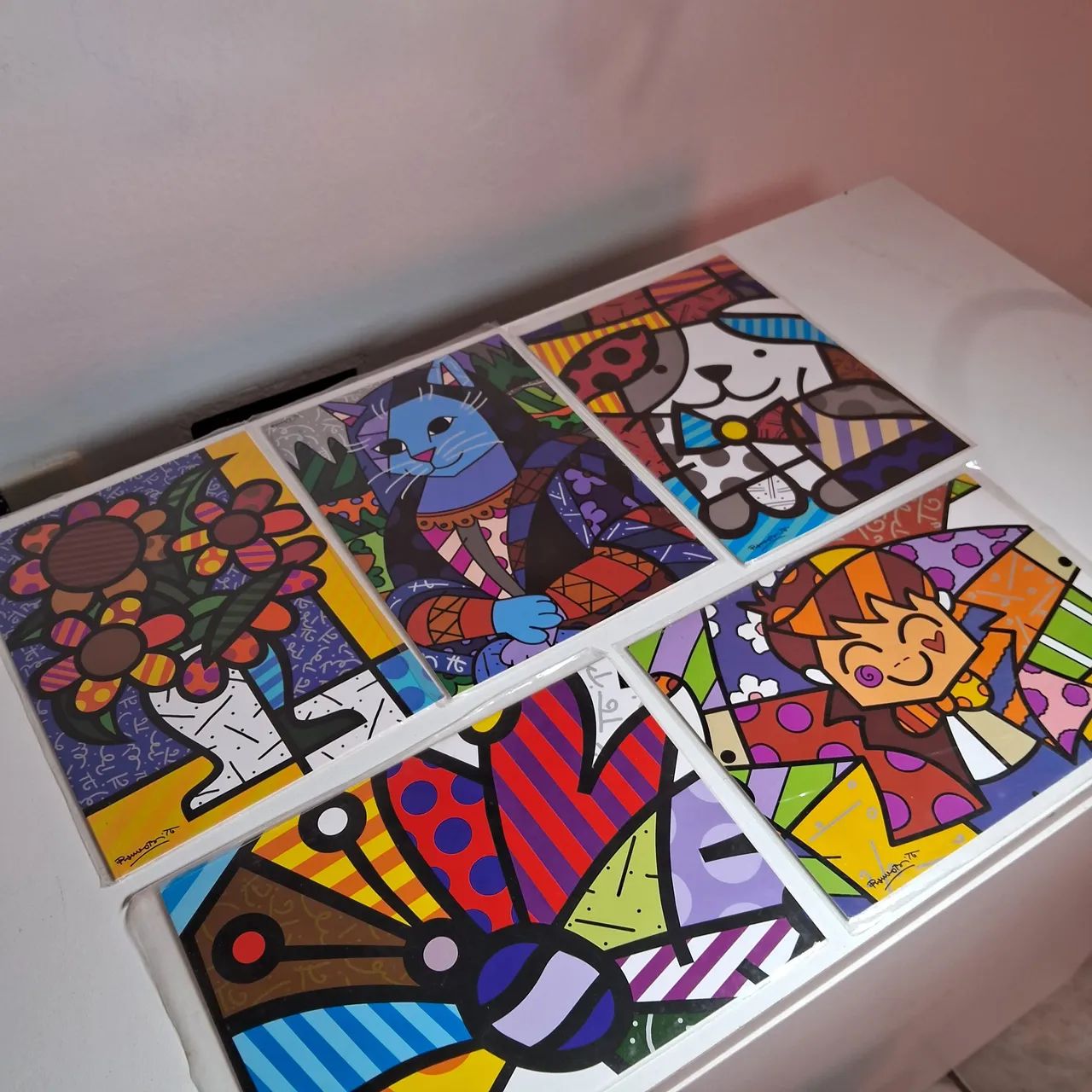 Romero Britto- Prints/Postais Colecionaveis - Foto 5