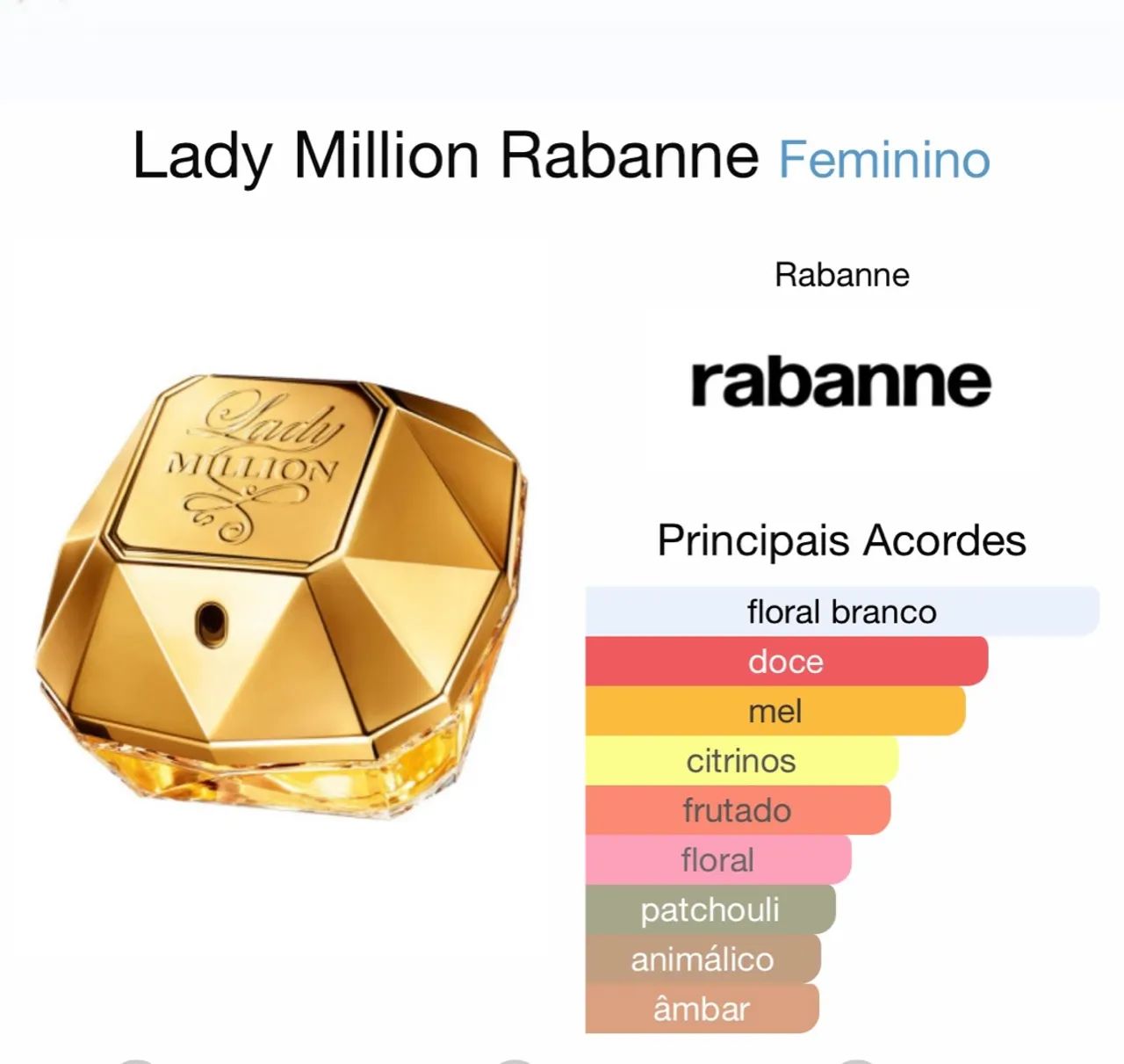 Perfume Lady Million Tester 80ml Paco Rabanne  - Foto 3
