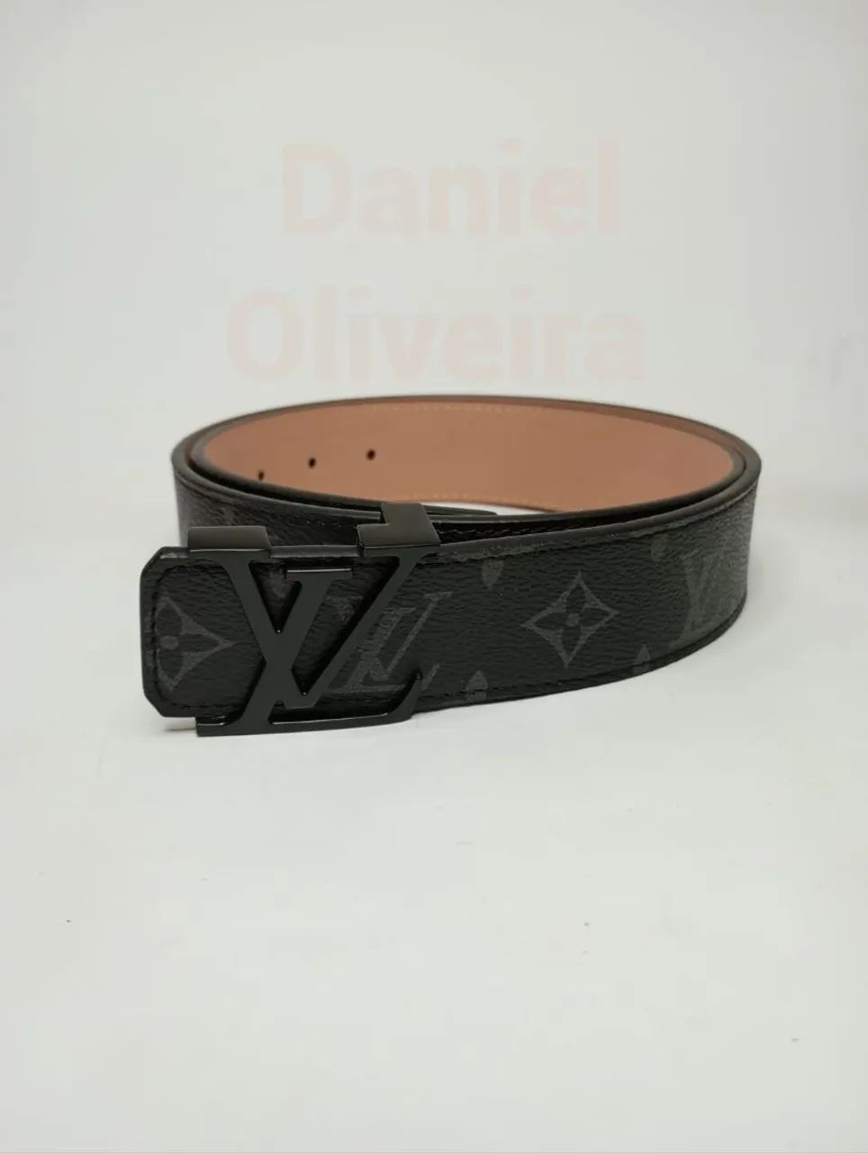 Cinto de couro Louis Vuitton Trevor 4cm  - Foto 2