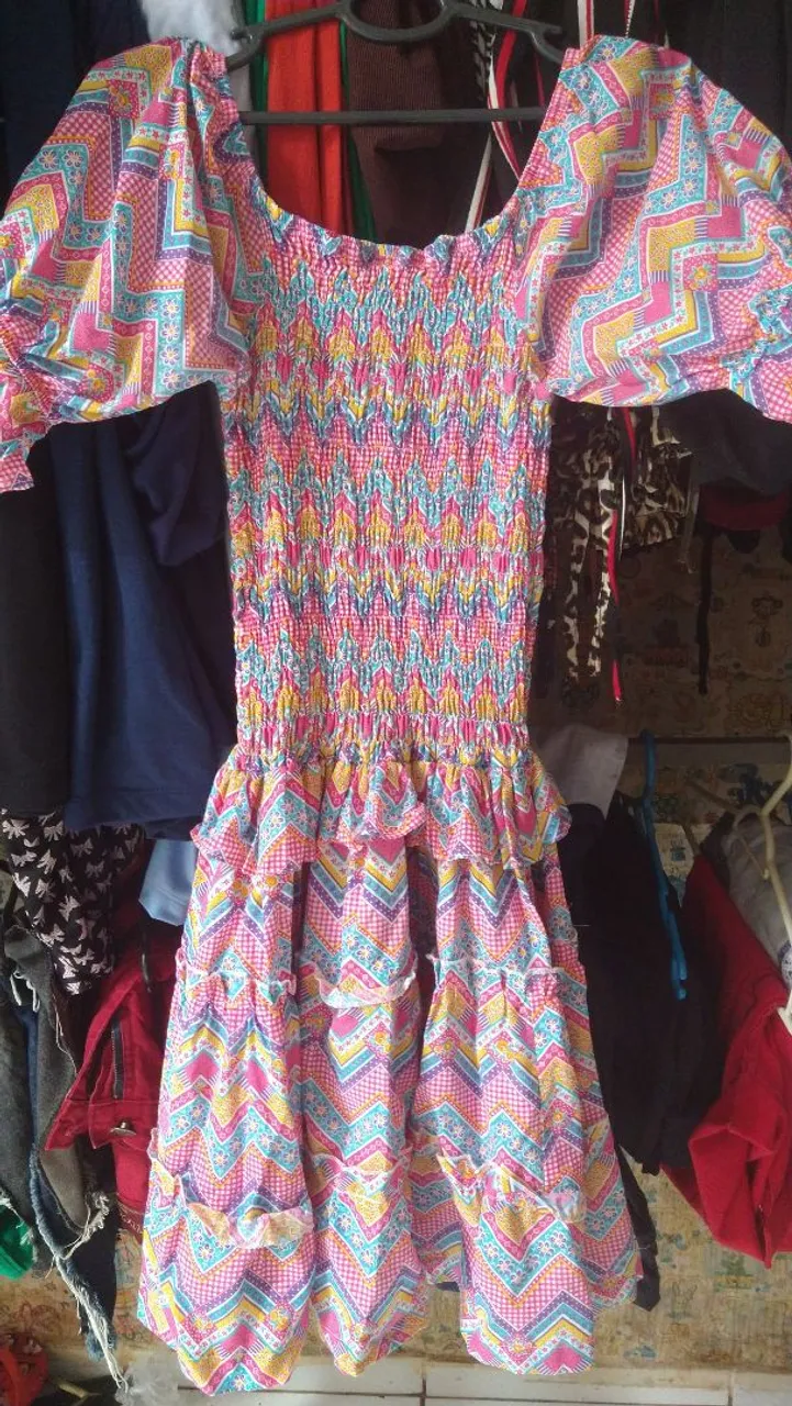 Vestido Infantil Estampado e Charmoso