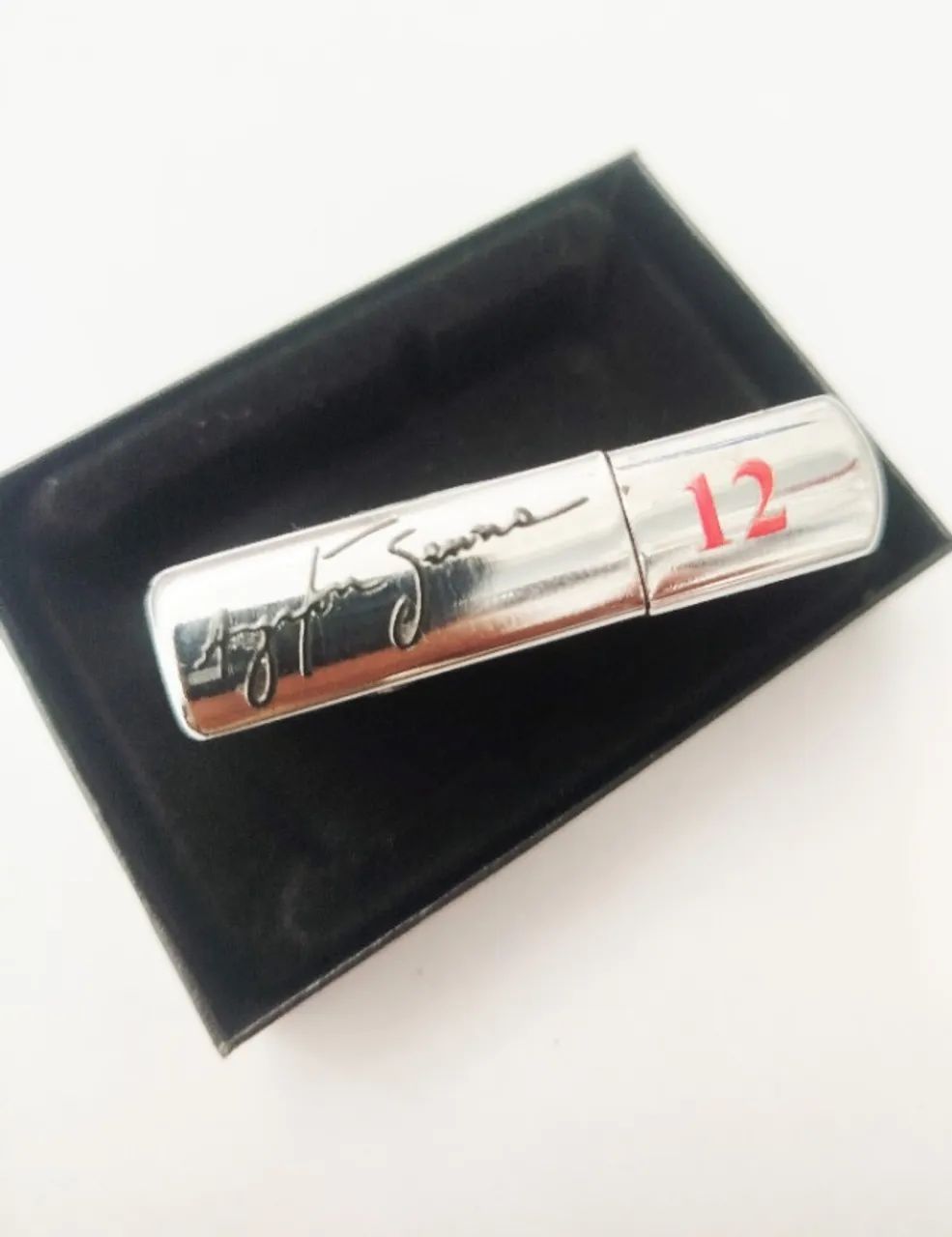  Isqueiro Não é Zippo Ayrton Senna Fórmula 1 - Foto 4
