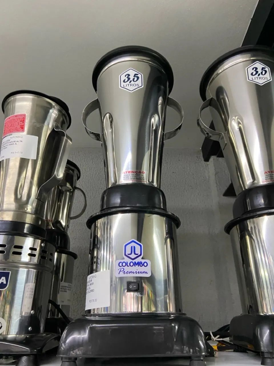 LIQUIDIFICADOR INDUSTRIAL BAIXA ROTAÇÃO 3,5L - COLOMBO - Foto 2