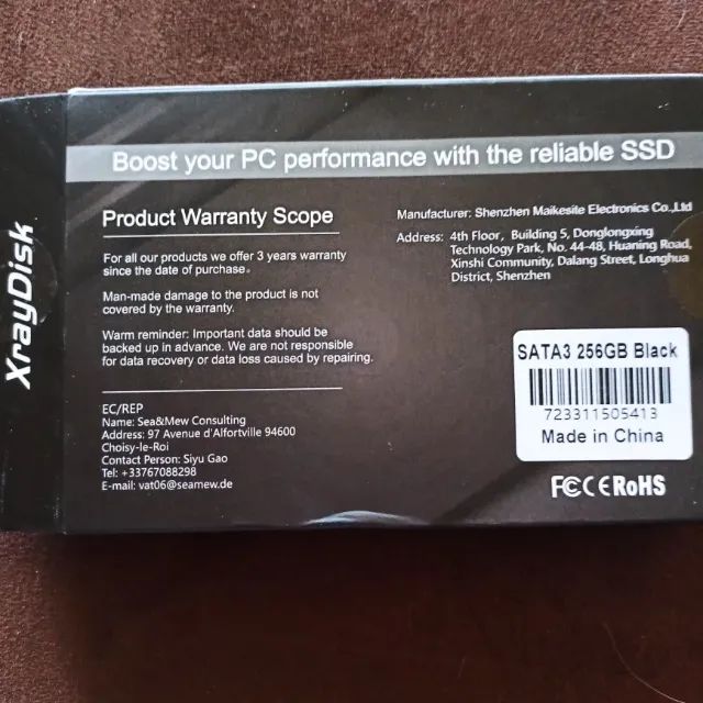 SSD 256GB Sata 3 XrayDisk Novo lacrado - Foto 4