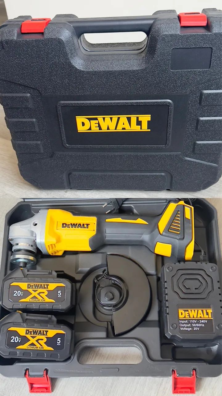 Esmerilhadeira Angular Sem Fio DeWalt XR 20V