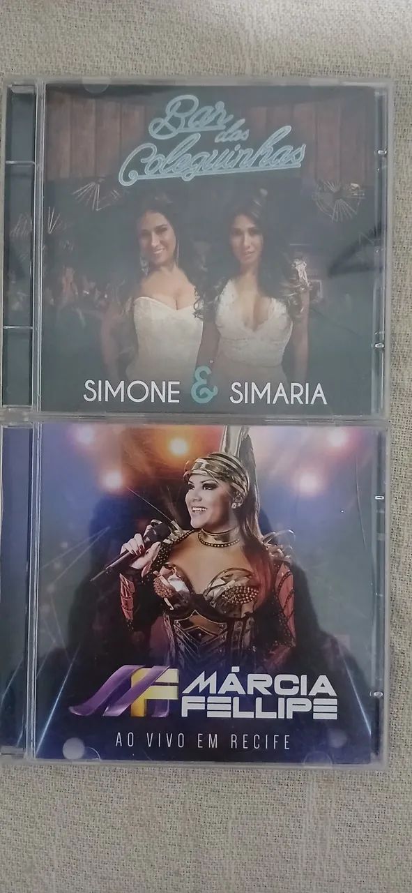 Kit cd Simone e Silmara  e Marcia Felipe 