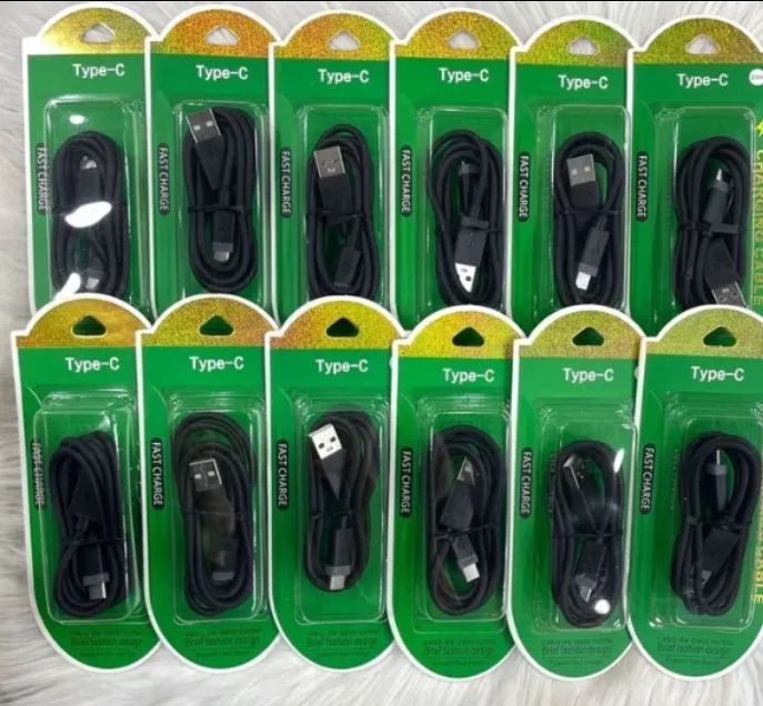 Cabos USB Tipo-C para Carregamento Rápido - Novos - Foto 2