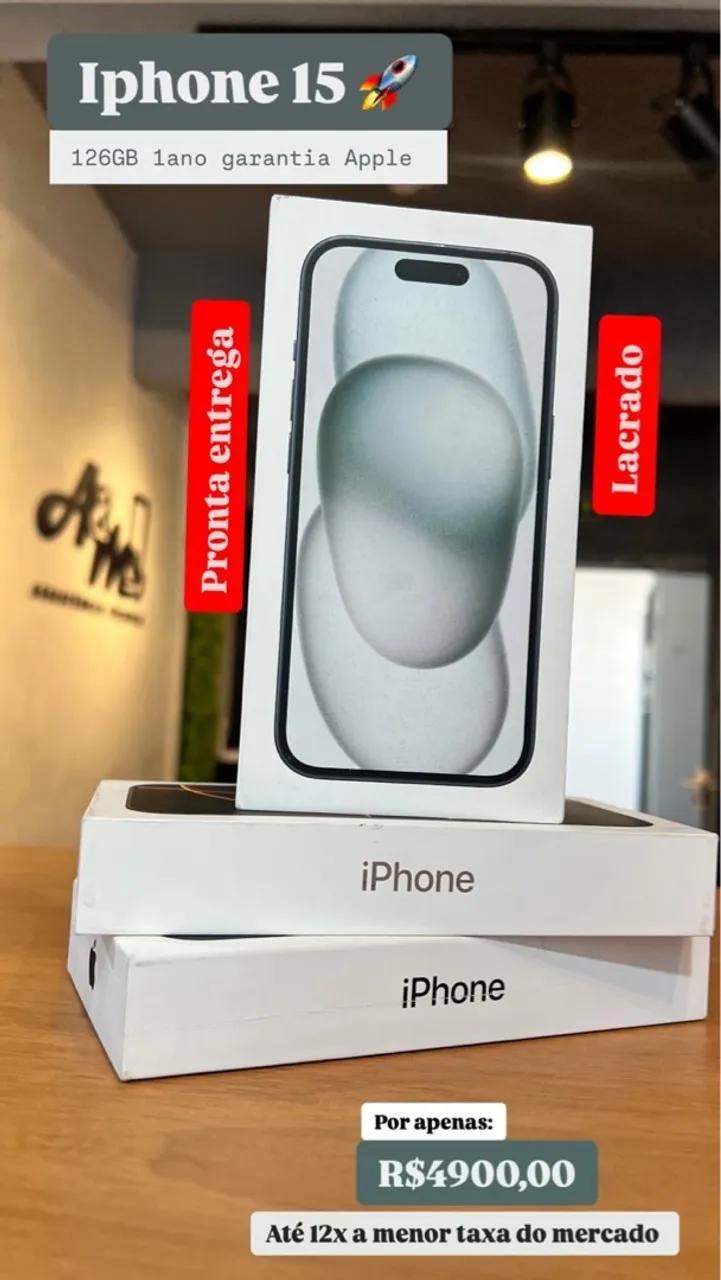 IPhone 15 lacrado !