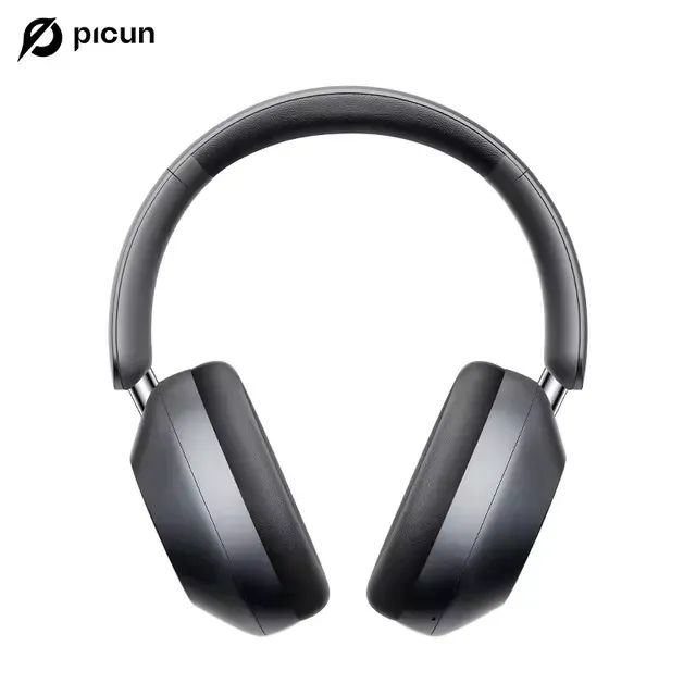  Headset Sem Fio Picun F6, Bluetooth 5.4, ANC, 120h Reprodução, c/ Cancelamento de Ruído