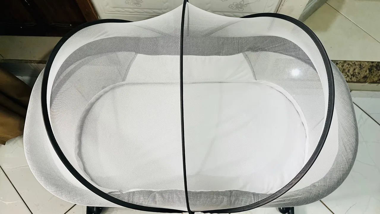 Berço portátil com mosquiteiro para bebê - Foto 2