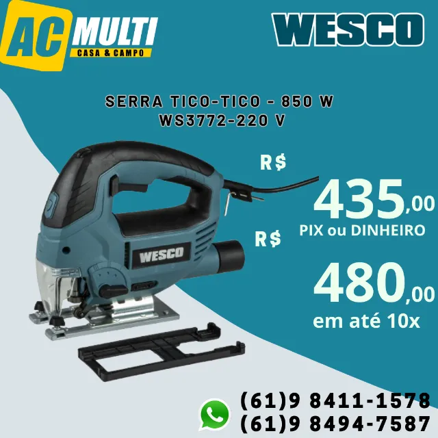 Serra Tico-Tico - 850 W WS3772-220V