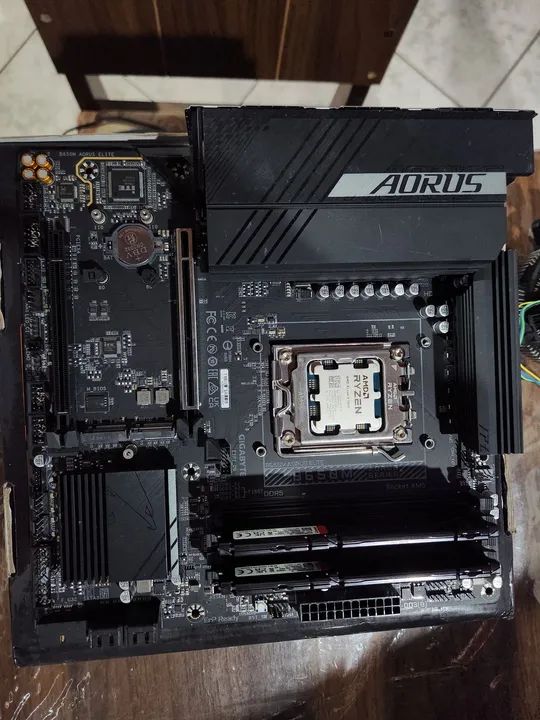 Kit Upgrade AM5 Ryzen 5 7600, B650m aorus elite, 32Gb 6000MHz - Foto 2