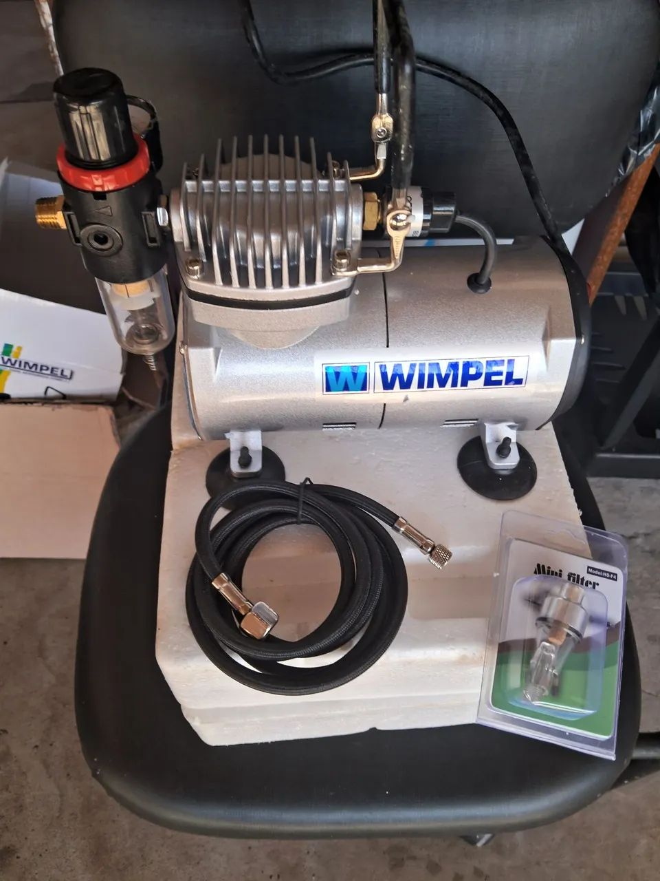 Compressor para Aerógrafo WIMPEL COMP-1 - Uso Profissional - Foto 3