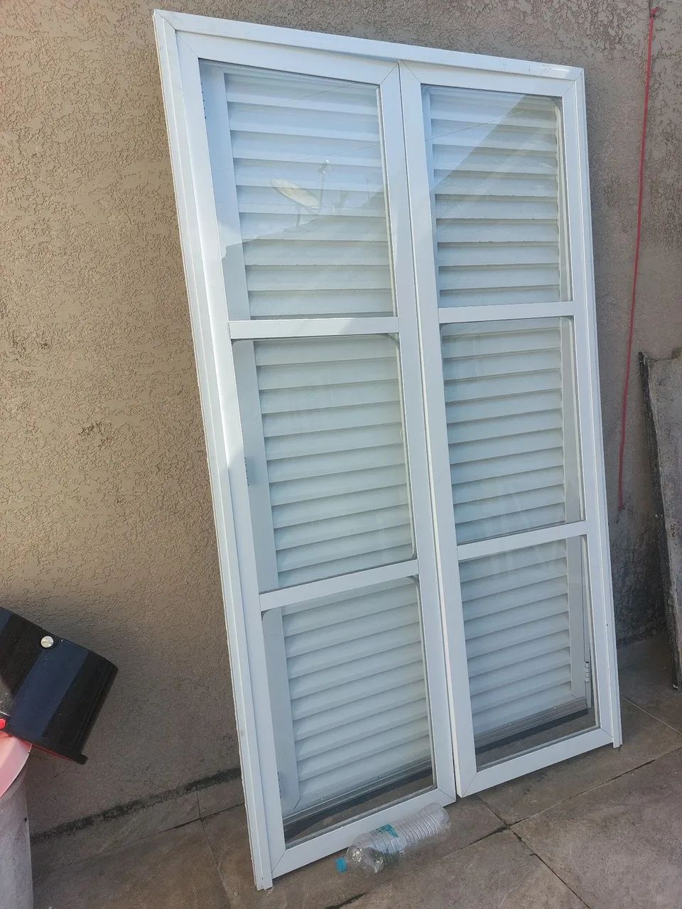 PORTA BALCÃO ALUMÍNIO 4 FOLHAS 2,00m X 1,20m - Foto 2