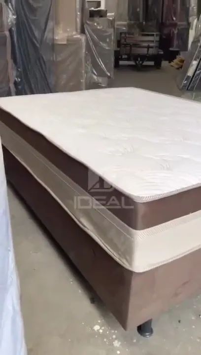 Cama Box Queen com Colchão Novo
