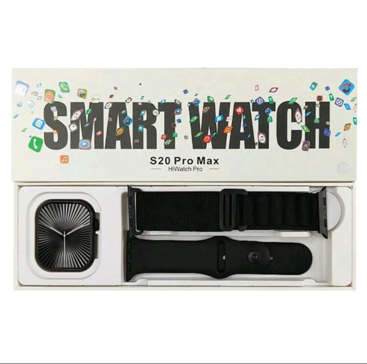 Smartwatch S20 Pro Max 2 pulseiras - HiWatch Pro