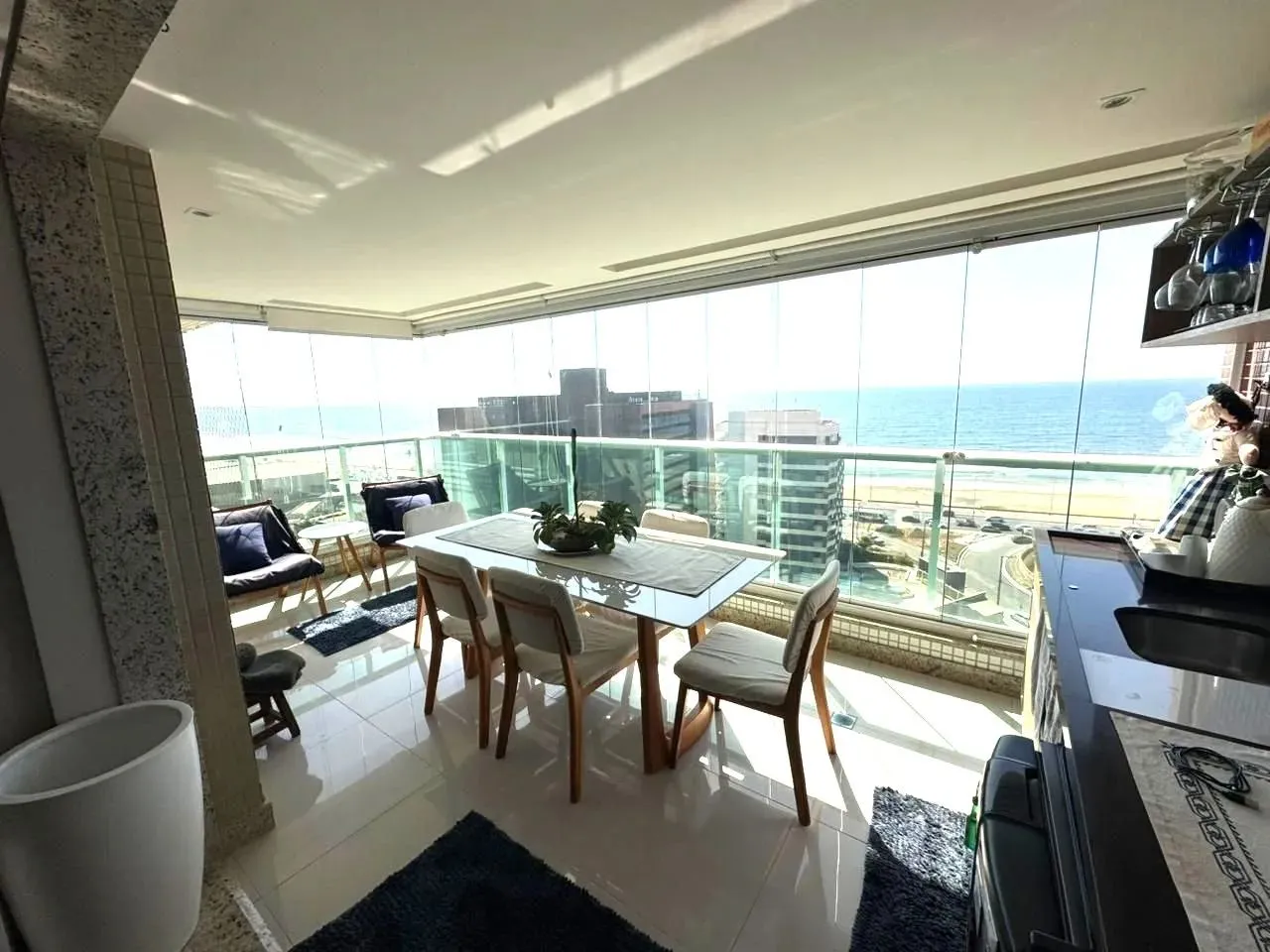 Apartamento 3 Quartos, Suíte, Vista Mar, Três Garagens, Porteira Fechada!