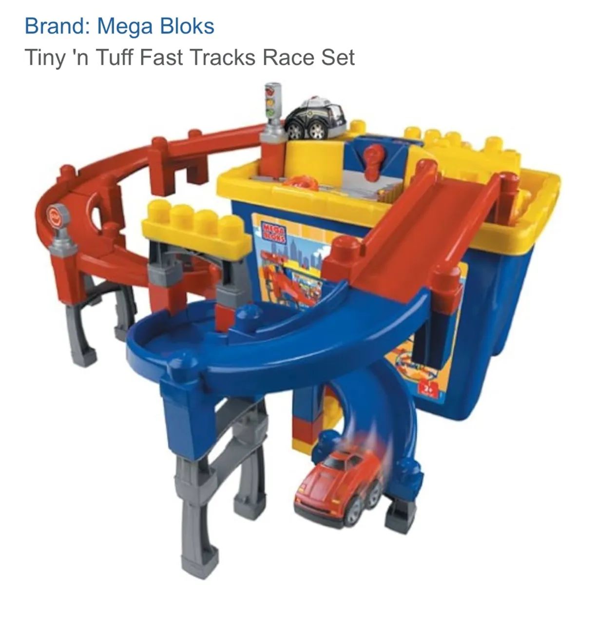 Mega Bloks Tiny'n Tuff Fast Tracks Race Set