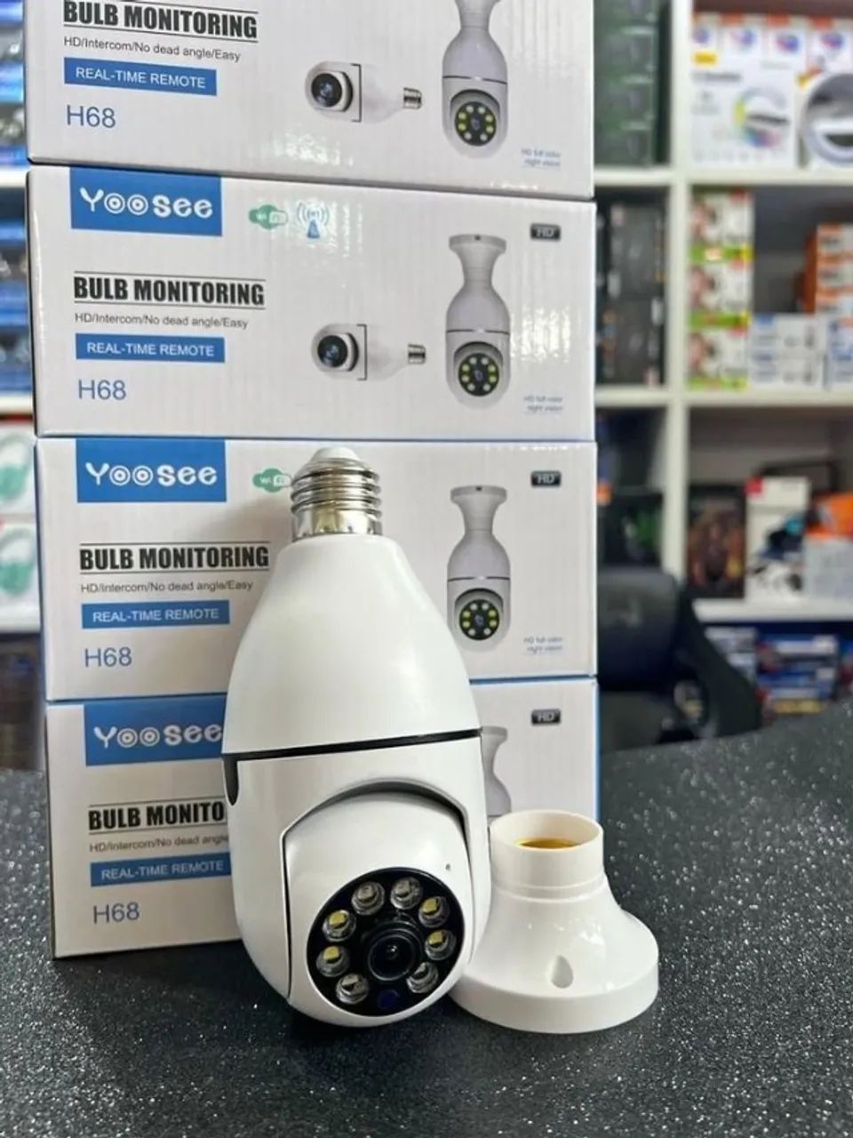 Câmera de Segurança Bocal Wi-Fi Completa - Foto 2